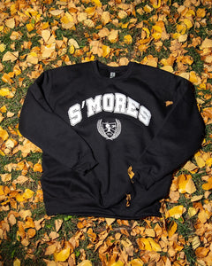 Collegiate Crewneck in Black